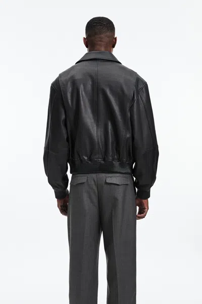 A Days March Leather Flight Jacket – Deadwood For A Day's March In Black