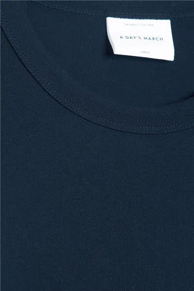 A Days March Heavyweight T-shirt In Blue