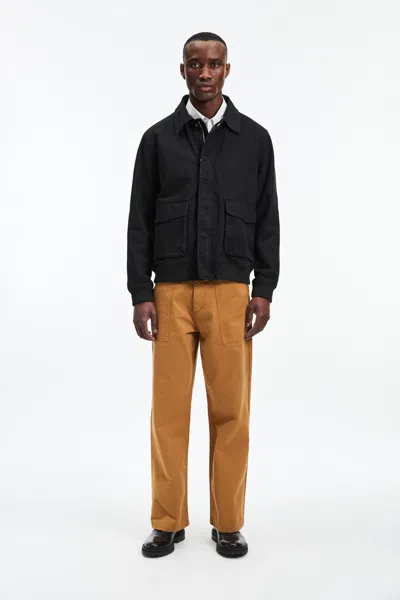 A Days March Bader Cotton Flight Jacket In Black