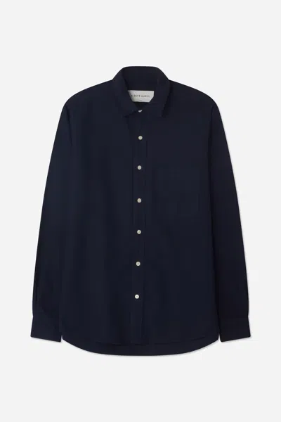 A Days March Mason Dyed Oxford Shirt In Blue