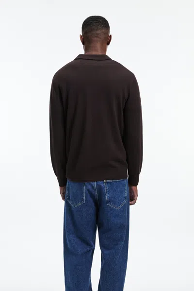 A Days March Avoch Merino Polo In Red