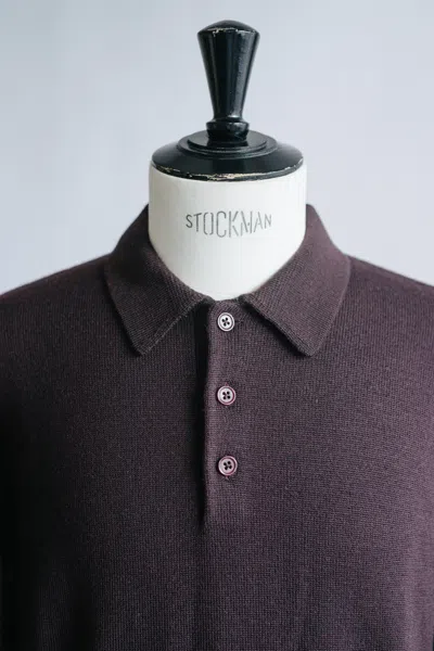 A Days March Avoch Merino Polo In Red