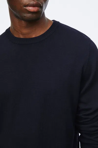 A Days March Alagon Merino Crewneck In Black
