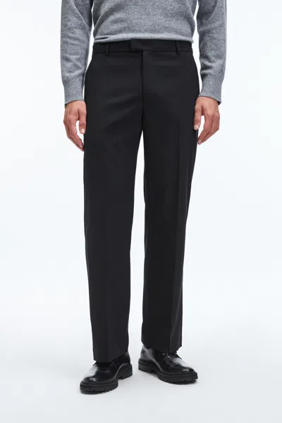 A Days March Edward Relaxed Wool Blend Trousers In Black