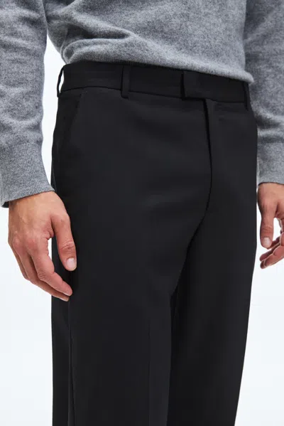 A Days March Edward Relaxed Wool Blend Trousers In Black