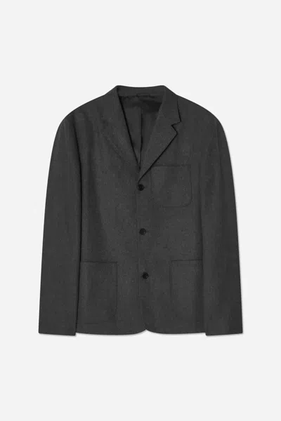 A Days March Bedford Wool Blazer In Gray