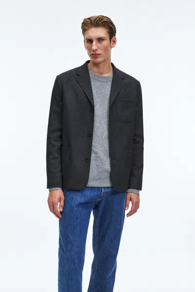 A Days March Bedford Wool Blazer In Gray