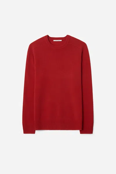 A Days March Brodick Lambswool Sweater In Red
