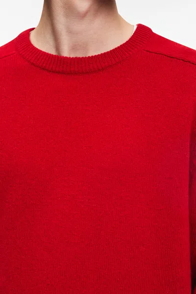 A Days March Brodick Lambswool Sweater In Red
