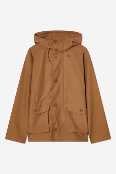 A Days March Port Short Nylon Parka In Brown