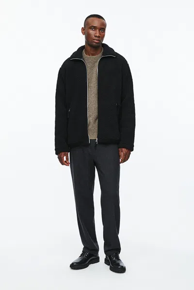 A Days March Acton Pile Fleece Jacket In Black