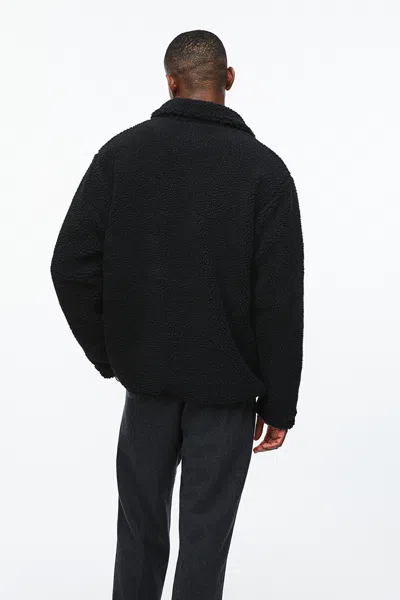 A Days March Acton Pile Fleece Jacket In Black