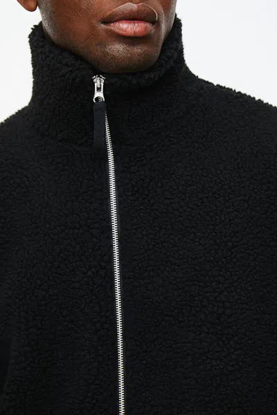 A Days March Acton Pile Fleece Jacket In Black