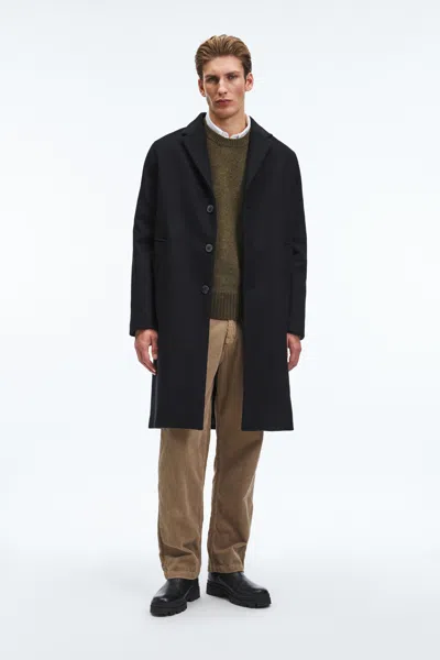 A Days March Dornie Wool Coat In Black