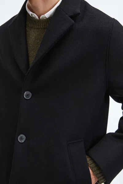 A Days March Dornie Wool Coat In Black
