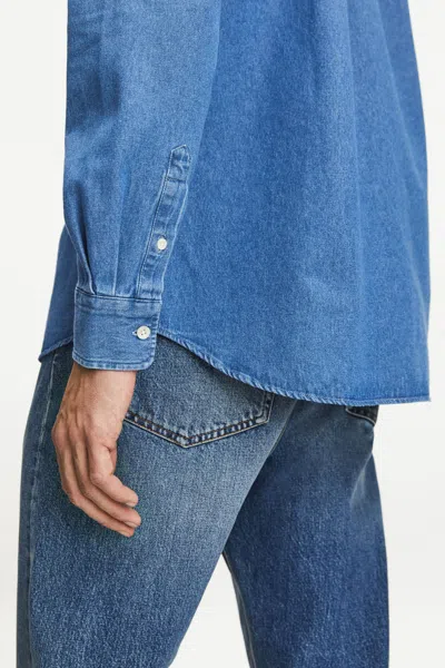 A Days March Mason Sturdy Denim Shirt In Blue
