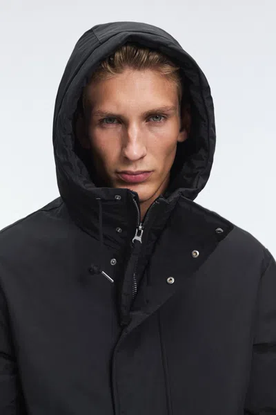 A Days March Nikko Puffer Parka In Black