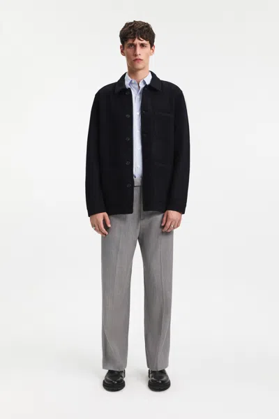 A Days March Original Wool Overshirt In Black