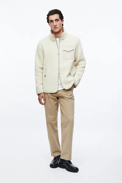 A Days March Tone Pile Fleece Jacket In Neutral