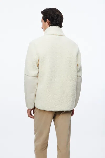 A Days March Tone Pile Fleece Jacket In Neutral