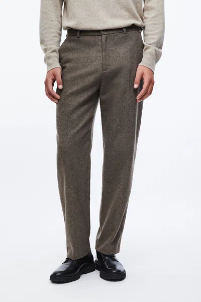 A Days March Gairloch Relaxed Wool Trousers In Gray