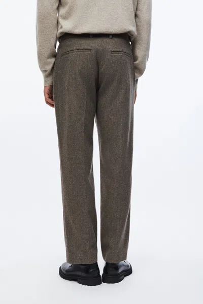 A Days March Gairloch Relaxed Wool Trousers In Gray