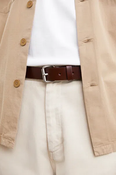 A Days March Leather Belt In Brown