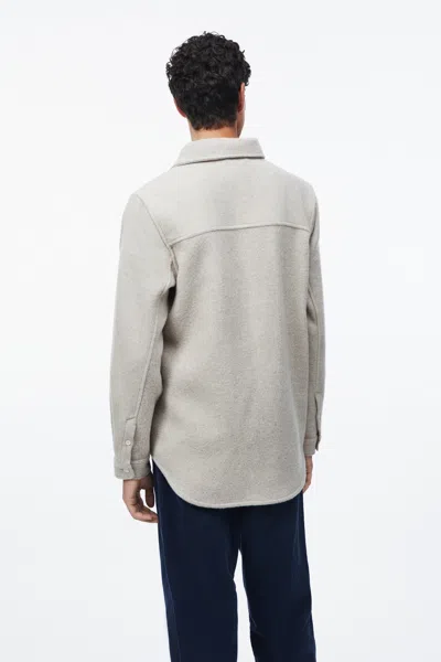 A Days March Chester Wool Overshirt In Neutral