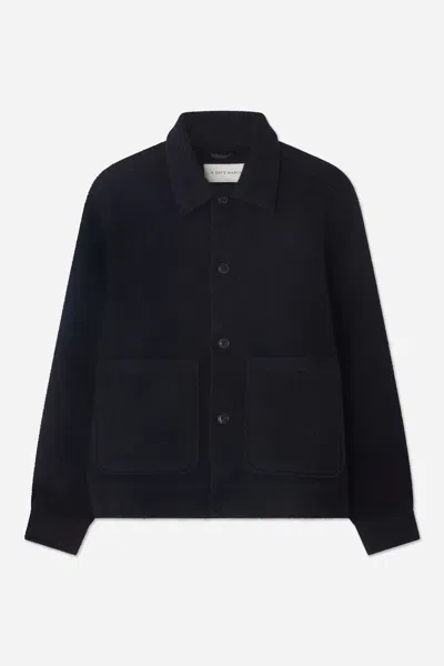 A Days March Powell Rugged Wool Overshirt In Blue