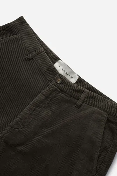 A Days March Redwood Corduroy Trousers In Green