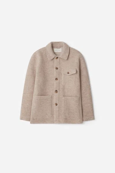 A Days March Chaumont Heavy Wool Jacket In Neutral