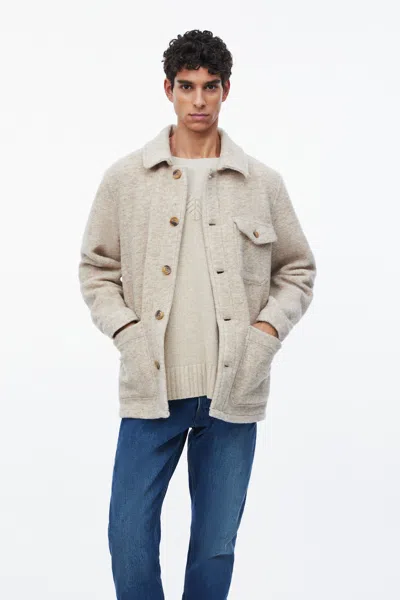 A Days March Chaumont Heavy Wool Jacket In Neutral