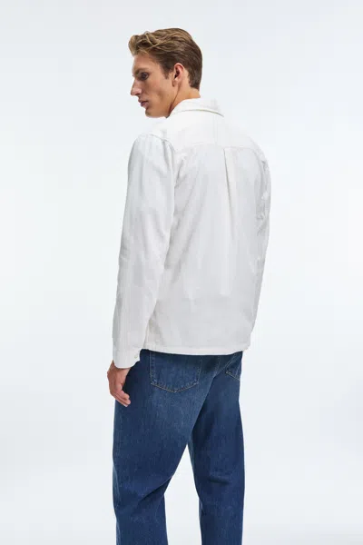 A Days March Telford Corduroy Overshirt In White