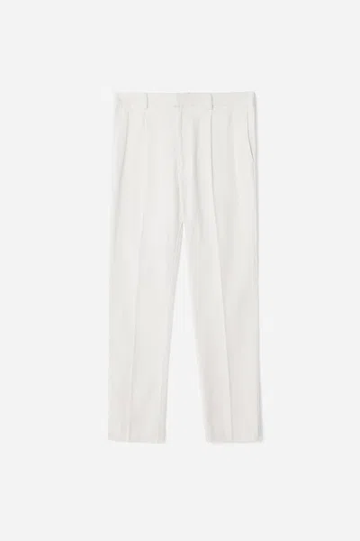 A Days March Smart Hemp Trousers In White