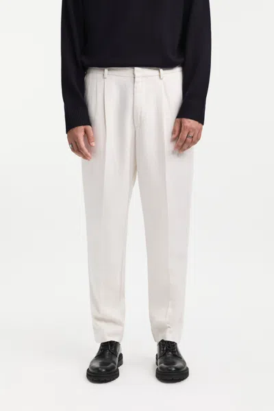A Days March Smart Hemp Trousers In White