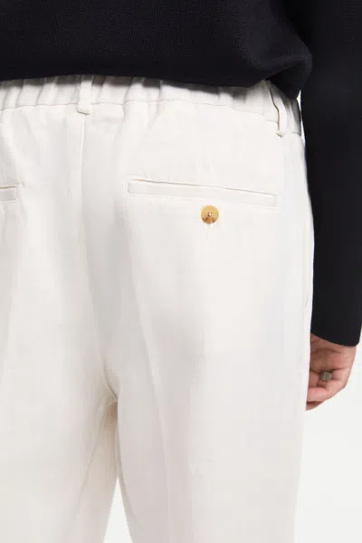A Days March Smart Hemp Trousers In White