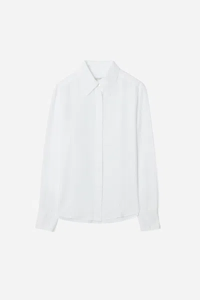 A Days March Ines Lyocell Shirt In White