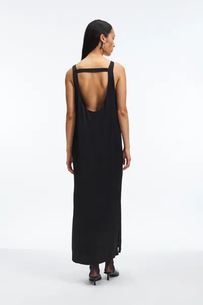 A Days March Everly Open Back Dress In Black