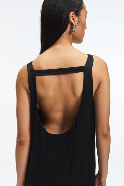 A Days March Everly Open Back Dress In Black