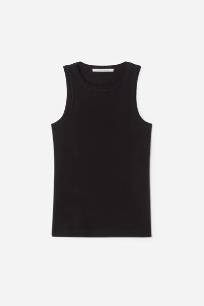 A Days March Williams Ribbed Tank Top In Black