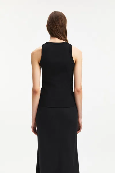 A Days March Williams Ribbed Tank Top In Black
