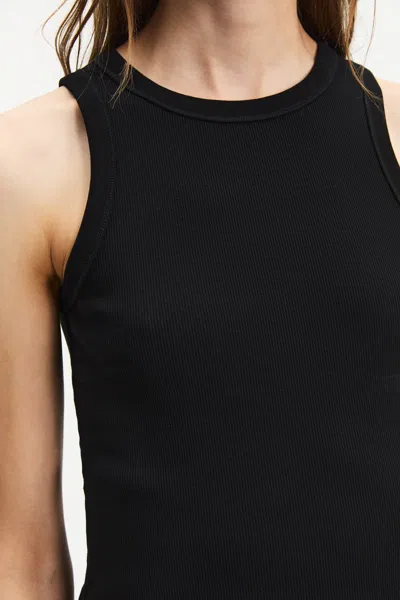 A Days March Williams Ribbed Tank Top In Black