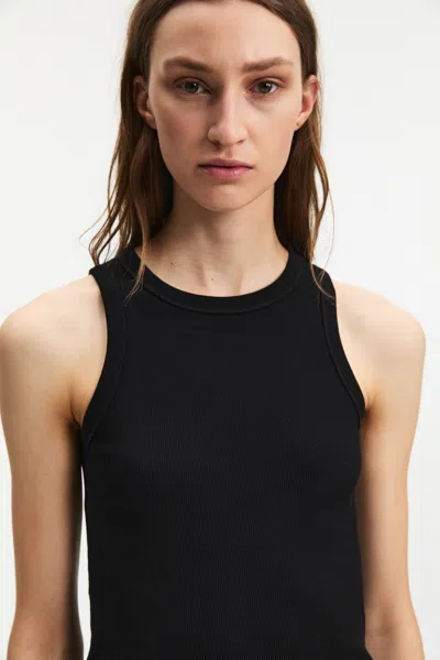 A Days March Williams Ribbed Tank Top In Black