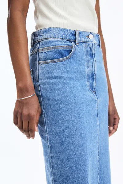 A Days March Joanna Denim Skirt In Blue