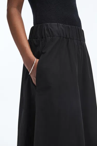 A Days March Bonlee Poplin Midi Skirt In Black