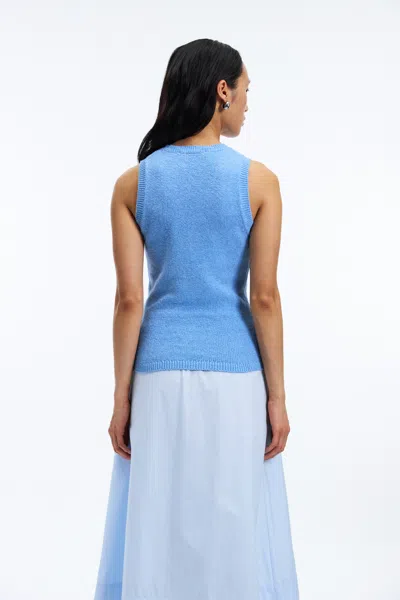 A Days March Charlotte Knitted Tank Top In Blue