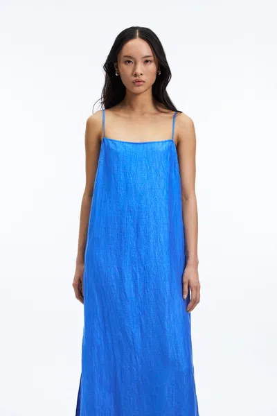 A Days March Chan Crinkle Dress In Blue