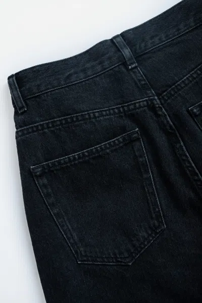 A Days March Poppy Wide Denim Trousers In Black