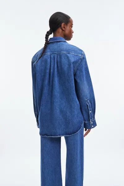 A Days March Penny Denim Overshirt In Blue