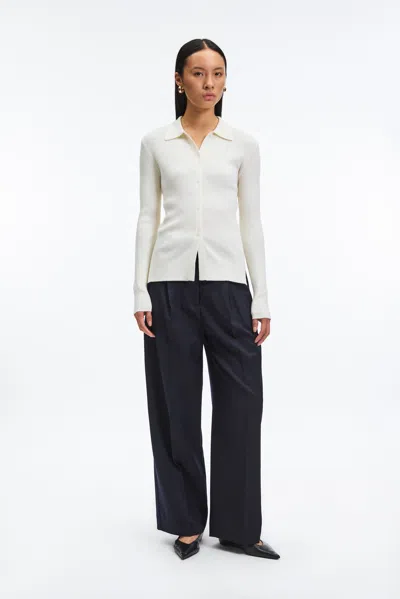 A Days March Munro Ribbed Merino Cardigan In Neutral